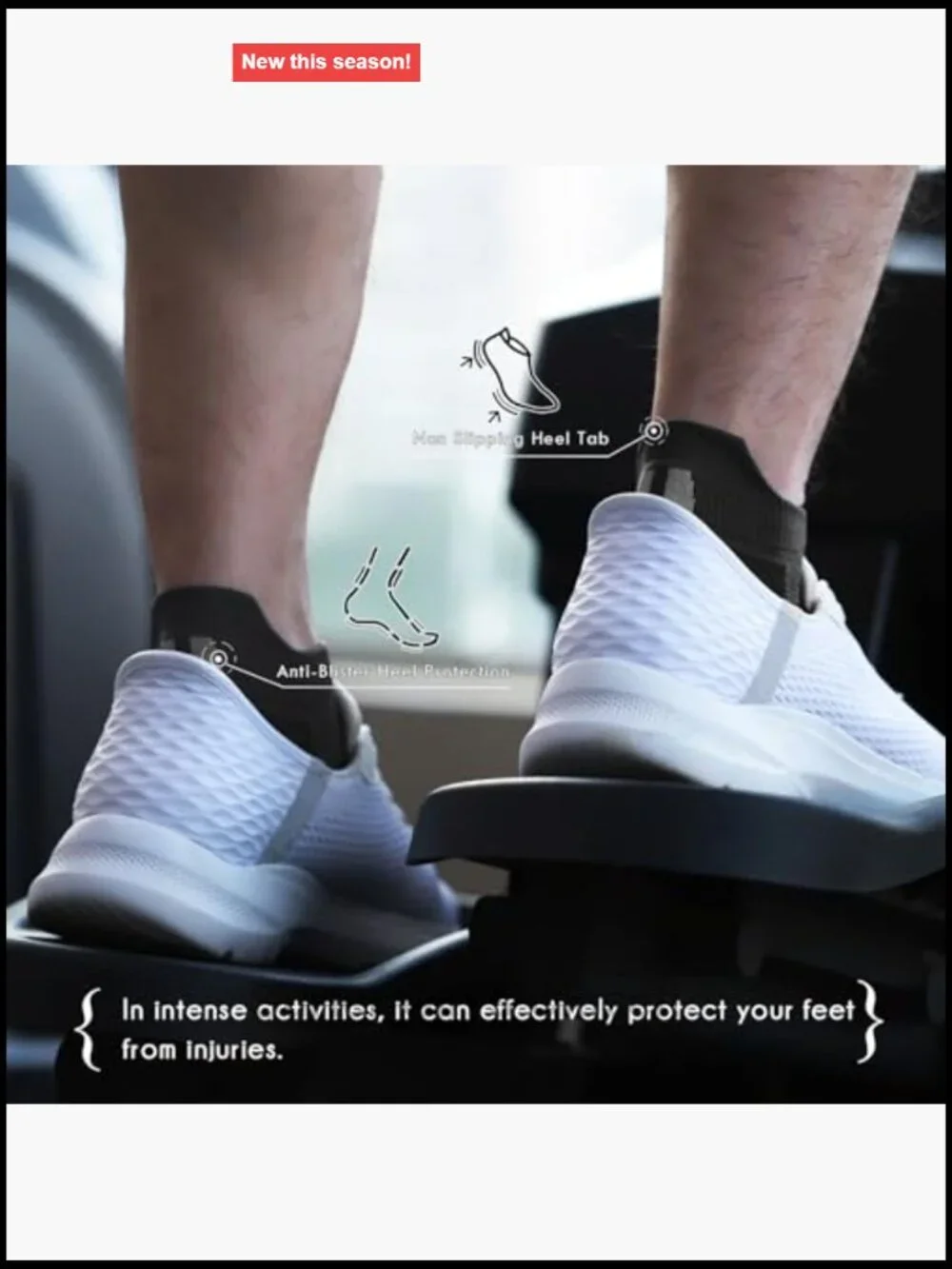 Compression Running Socks 3 Pairs Ankle Low Cut Athletic Anti Blister Cushioned